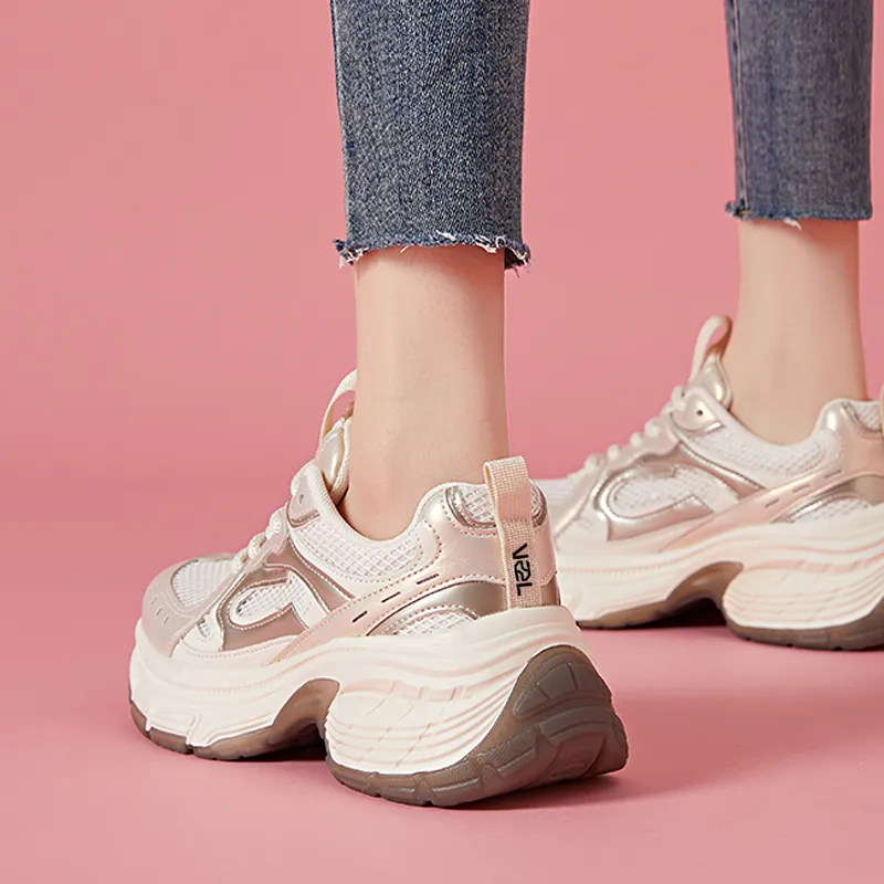 VAEL Cushioned Wear Resistant Coverage Low Top Chunky Sneakers Women's-8