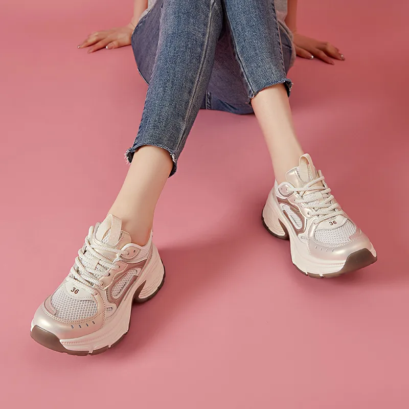 VAEL Cushioned Wear Resistant Coverage Low Top Chunky Sneakers Women's-7