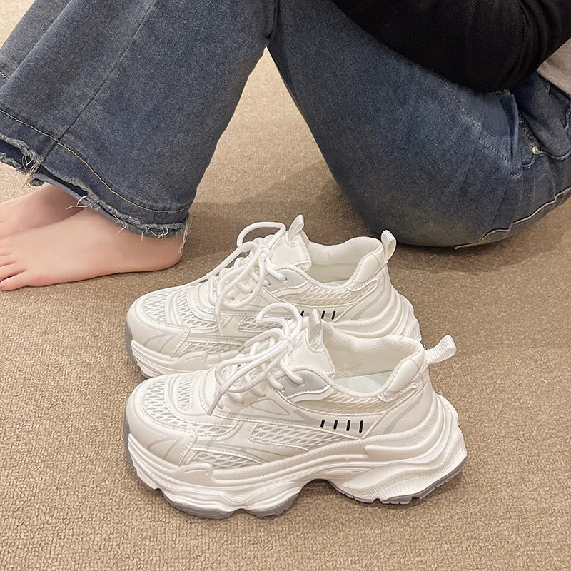 VAEL Cushioning Breathable Moisture-Wicking Low-Top Chunky Sneakers Unisex-3