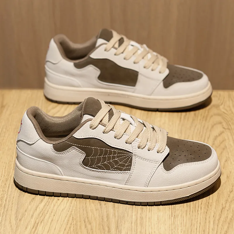 VAEL Time Travel Coverage Slip Resistant Cushioning Abrasion Resistant Balance Low Top Skateboard Shoes Men's-8