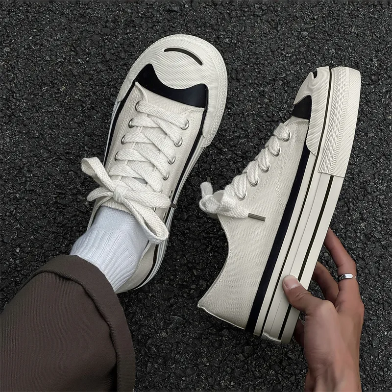 VAEL Slip Resistant, Abrasion Resistant, Breathable, Lightweight Coverage Low Top Canvas Shoes Men's-2