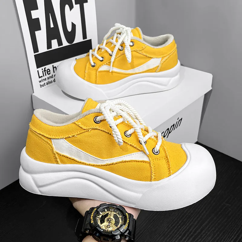 VAEL Canvas Shoes Men Low Top-15