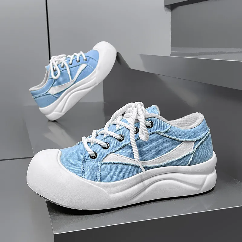 VAEL Canvas Shoes Men Low Top-9