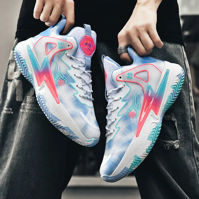 VAEL Vintage Basketball Shoes Unisex Mid Top White-23