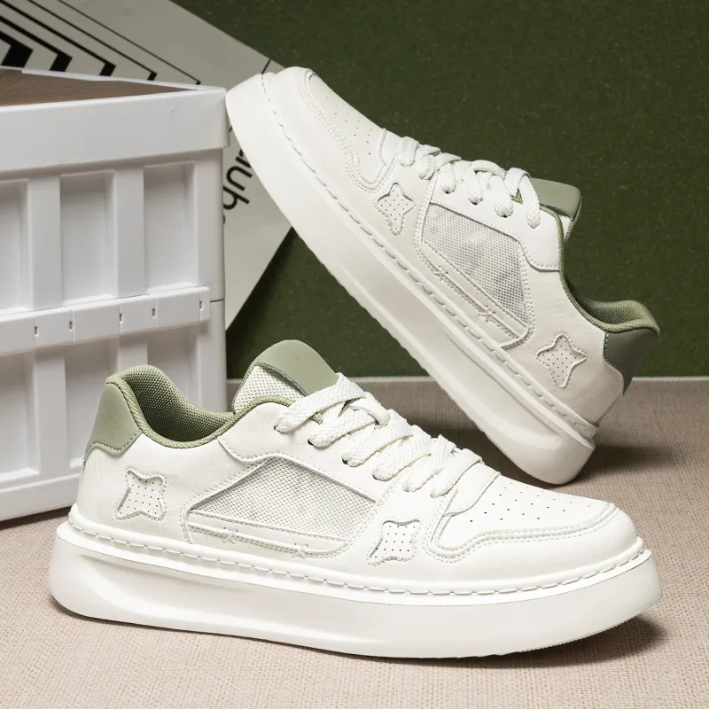 VAEL Coverage Slip Resistant Cushioning Abrasion Resistant Breathable Height Increasing Low Top Skateboard Shoes Men's-11