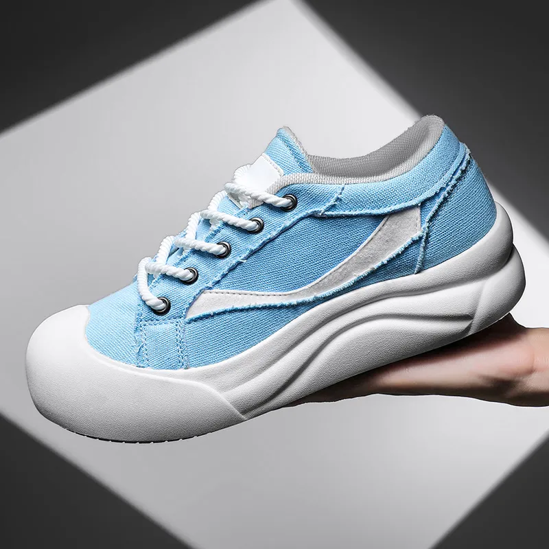 VAEL Canvas Shoes Men Low Top-6
