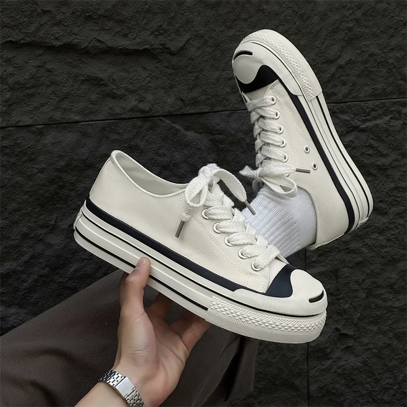 VAEL Slip Resistant, Abrasion Resistant, Breathable, Lightweight Coverage Low Top Canvas Shoes Men's-3