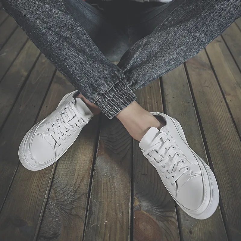 VAEL Low Top Skateboard Shoes Unisex White-6