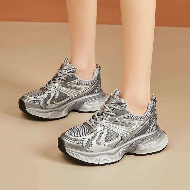 VAEL Cushioned Wear Resistant Coverage Low Top Chunky Sneakers Women's-7