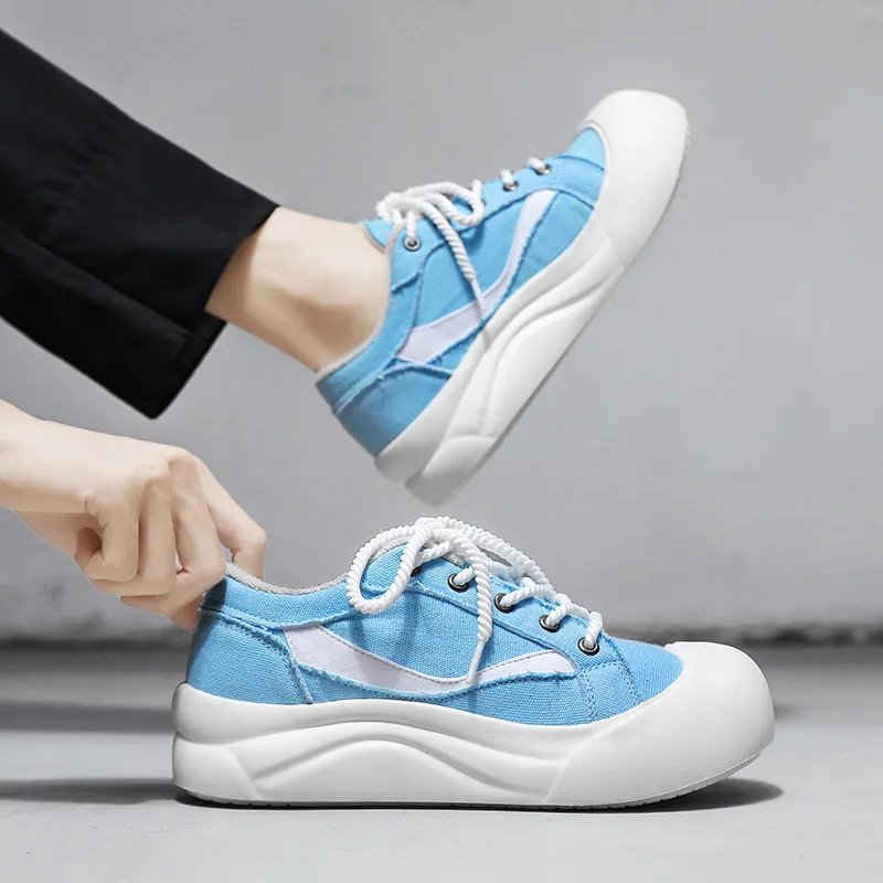 VAEL Canvas Shoes Men Low Top-10