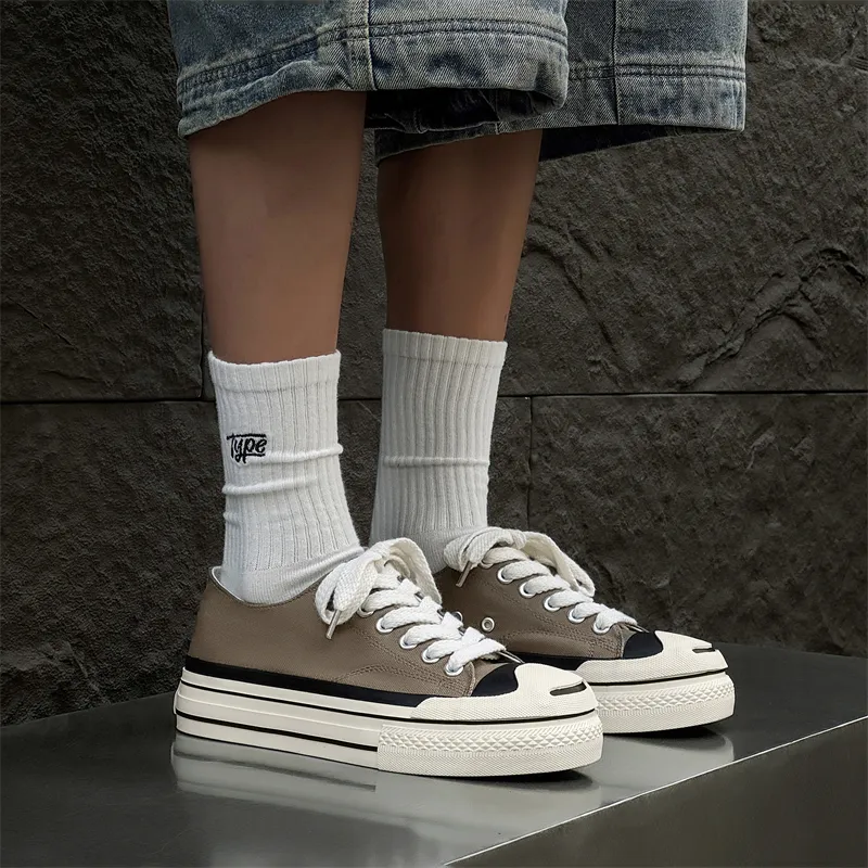 VAEL Slip Resistant, Abrasion Resistant, Breathable, Lightweight Coverage Low Top Canvas Shoes Men's-14