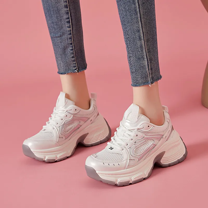 VAEL Cushioned Wear Resistant Coverage Low Top Chunky Sneakers Women's-2