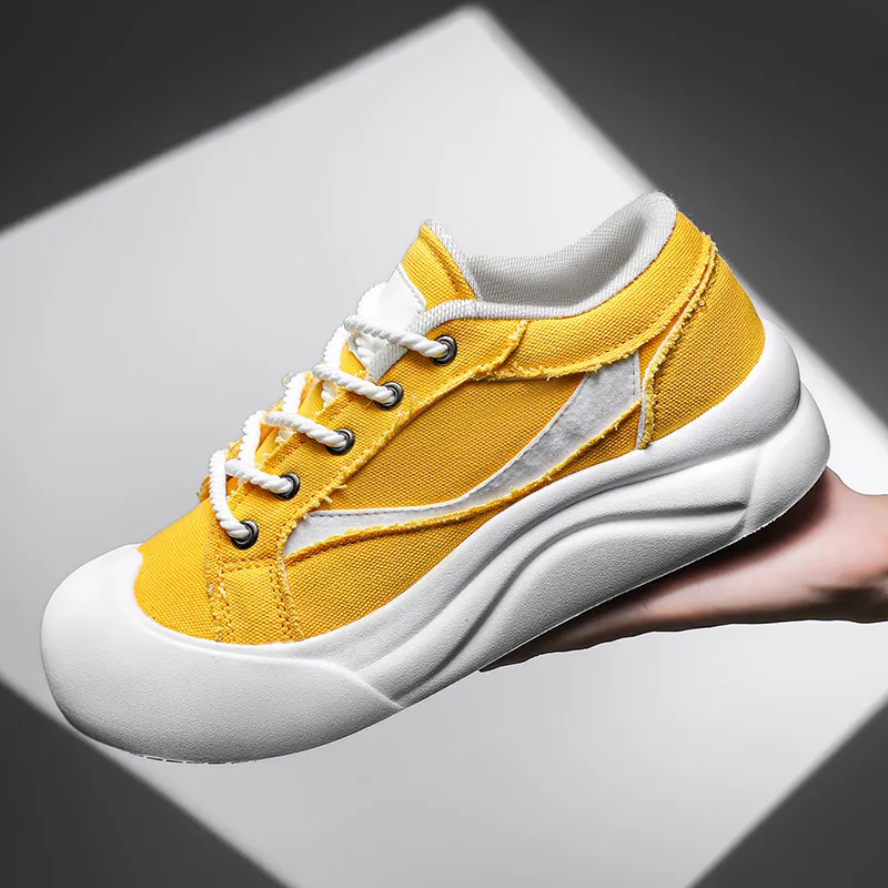 VAEL Canvas Shoes Men Low Top-12