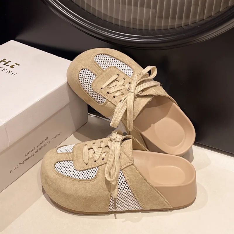 VAEL Rubber Sole Odor Resistant Abrasion Resistant Slip Resistant Antibacterial Closed Toe Slippers Women's-13