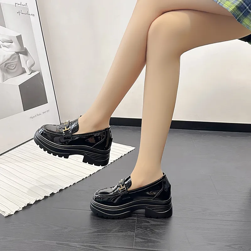 VAEL Loafers Platform Women's Black-1