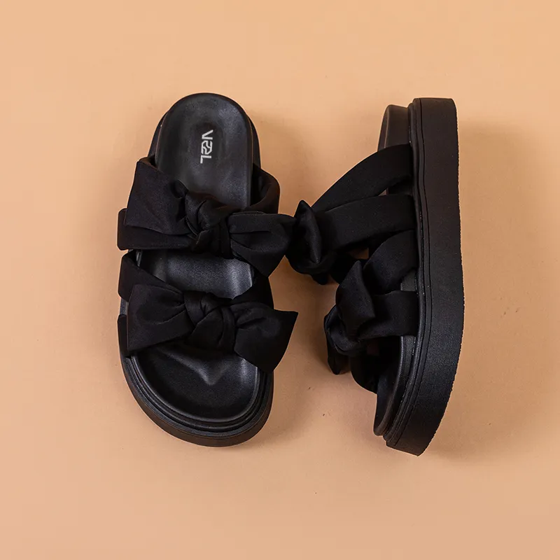 VAEL Slide Slippers Women's Black-1