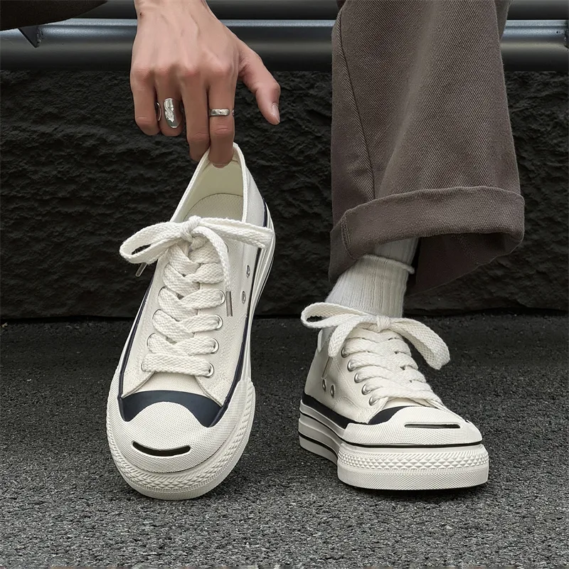 VAEL Slip Resistant, Abrasion Resistant, Breathable, Lightweight Coverage Low Top Canvas Shoes Men's-1