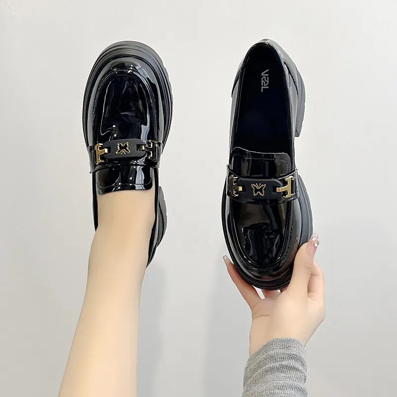 VAEL Loafers Platform Women's Black-4