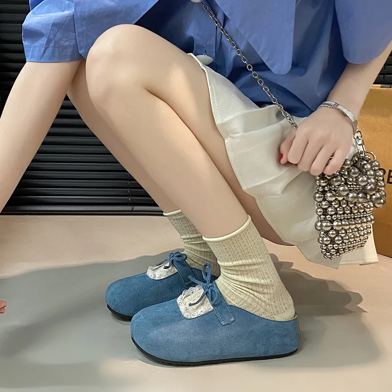 VAEL Rubber Sole Stitching Odor Resistant Abrasion Resistant Slip Resistant Antibacterial Closed Toe Slippers Women's-13