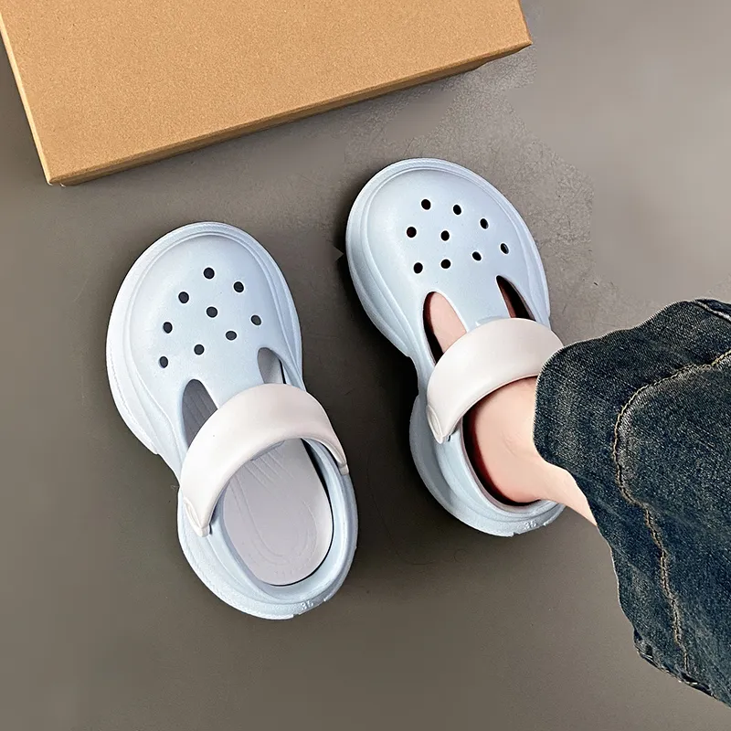 VAEL Cloud Plain Shoes Clogs Women's-17