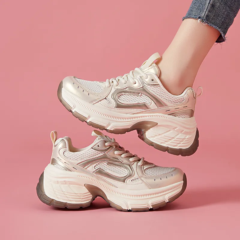VAEL Cushioned Wear Resistant Coverage Low Top Chunky Sneakers Women's-6