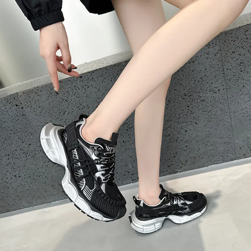 VAEL Cushioning, Slip Resistant, And Breathable Low Top Chunky Sneakers Unisex-13