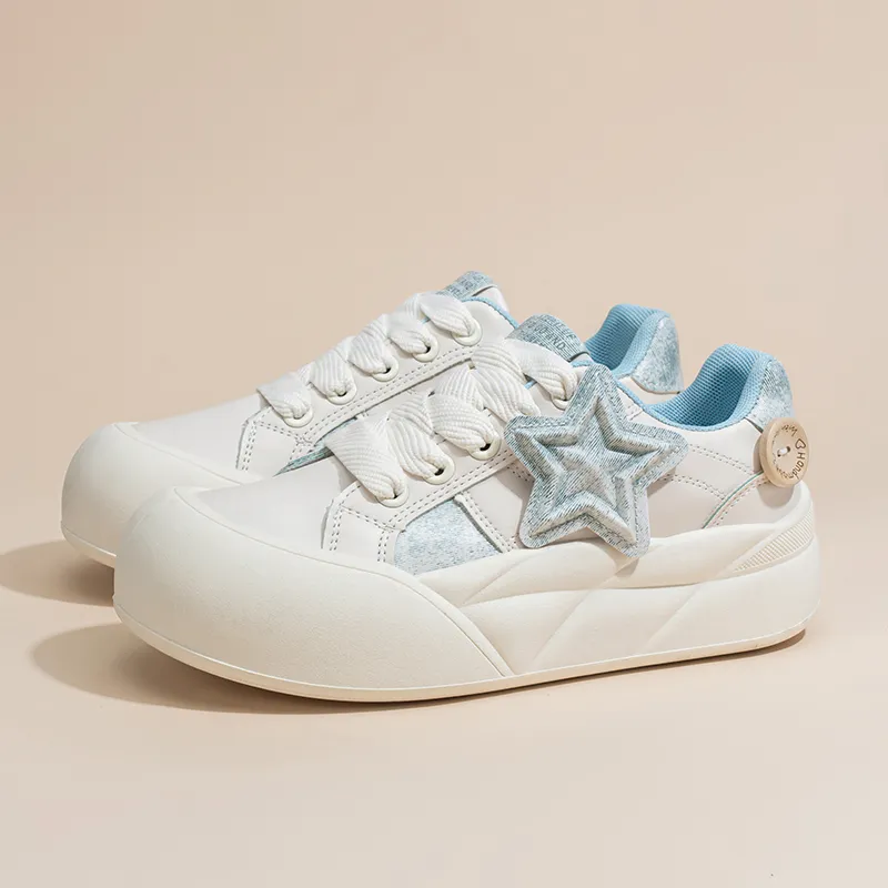 VAEL Lotus Pond At Night Low Top Skateboard Shoes Women's-4