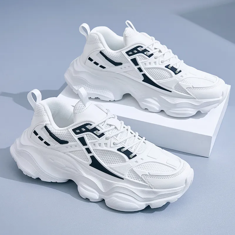 VAEL Slip Resistant And Abrasion Resistant Coverage Low Top Chunky Sneakers Men's-4