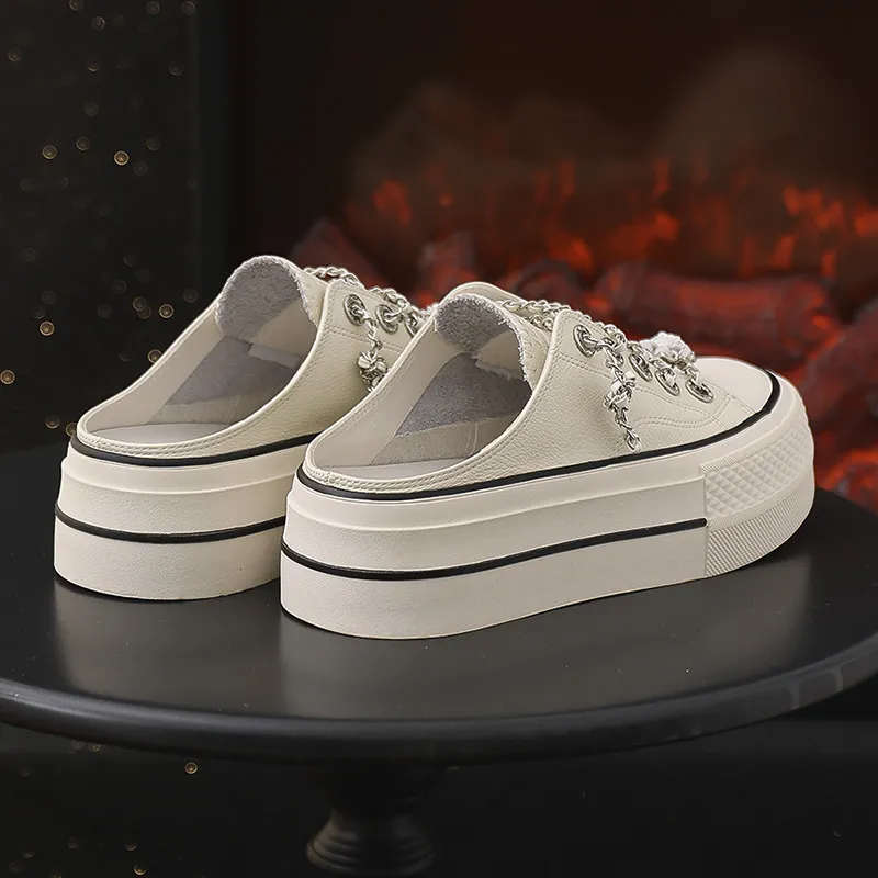 VAEL Slip Resistant, Breathable, Lightweight, Height Increasing Low Top Canvas Shoes Women's-14