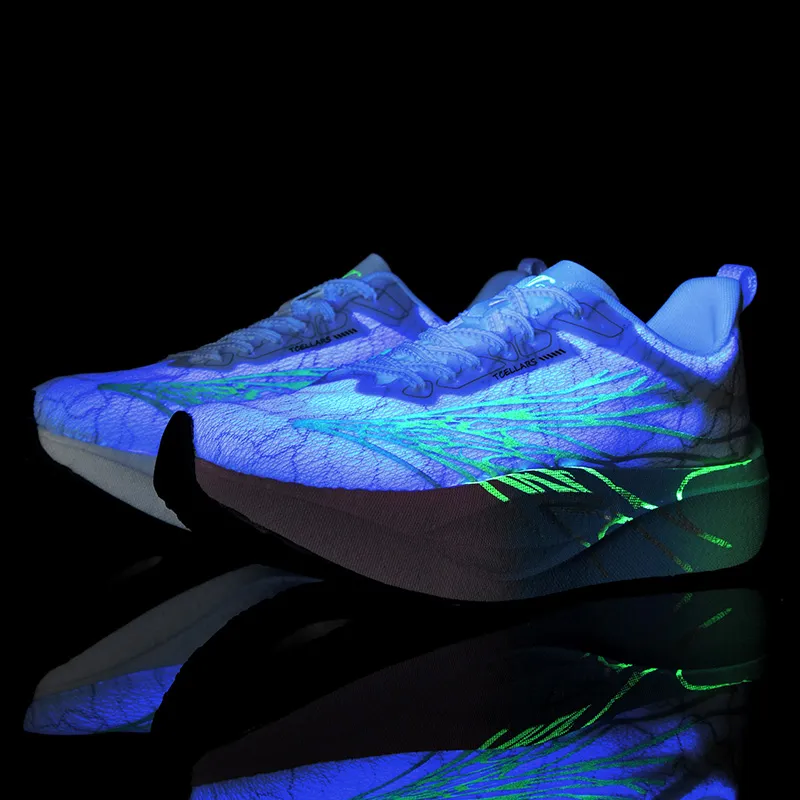 TCELLARS Cushioning, Breathable Coverage, Support, Balance, Rebound Low Top Running Shoes Unisex-12