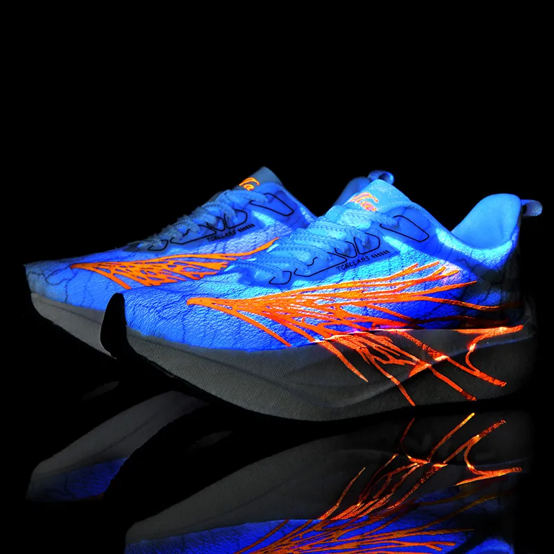 TCELLARS Cushioning, Breathable Coverage, Support, Balance, Rebound Low Top Running Shoes Unisex-5