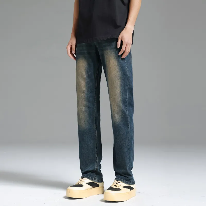 UNKNOWTAL Jeans Unisex Vintage Blue-24