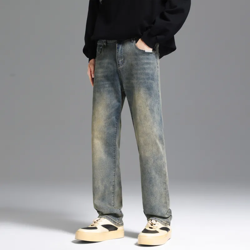 UNKNOWTAL Jeans Unisex Vintage Blue-6