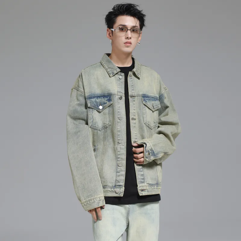 UNKNOWTAL Denim Jackets Unisex-3