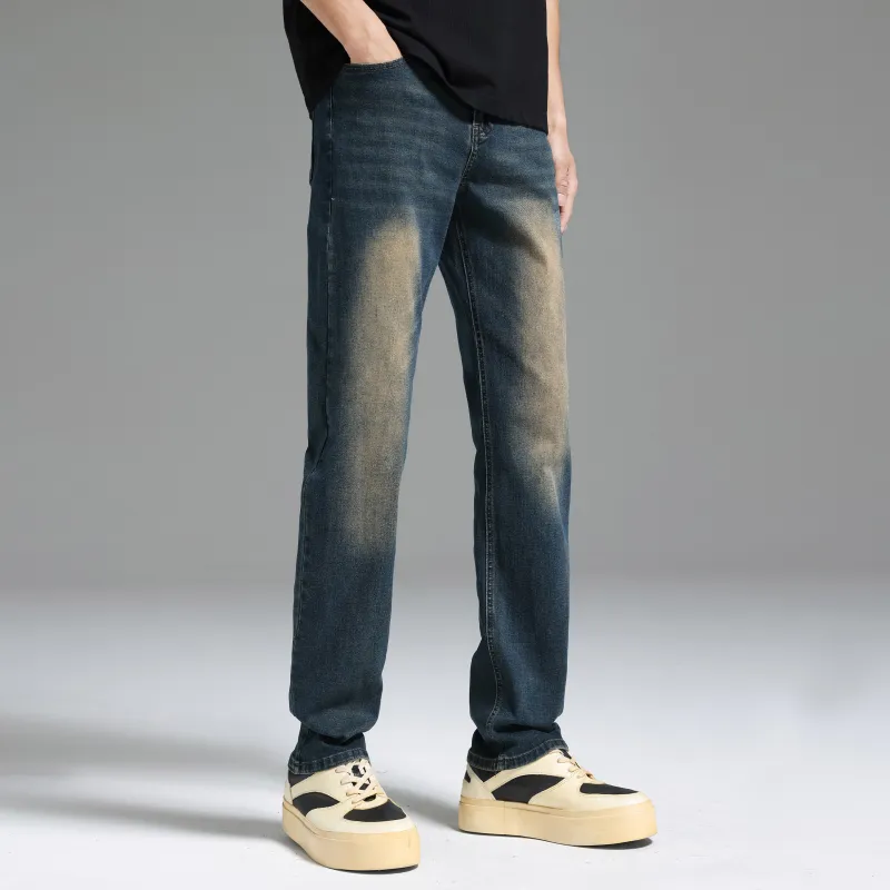 UNKNOWTAL Jeans Unisex Vintage Blue-26