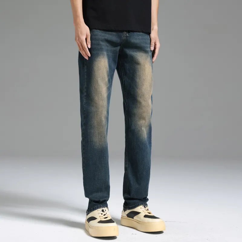 UNKNOWTAL Jeans Unisex Vintage Blue-22