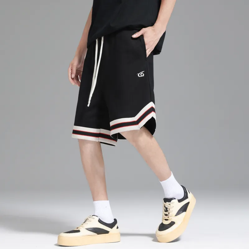 UNKNOWTAL Casual Shorts Unisex Black-5