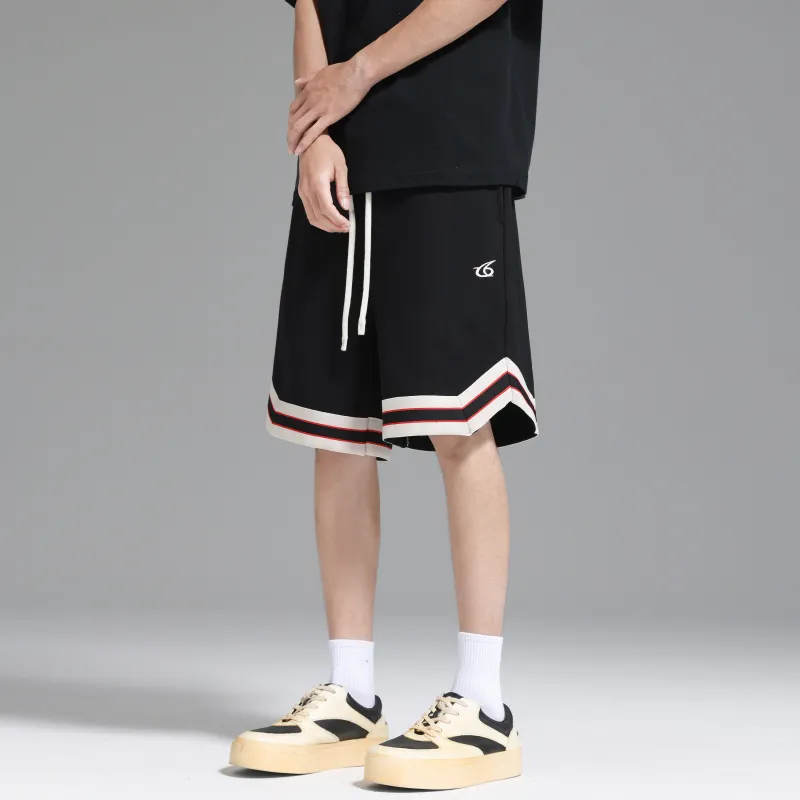 UNKNOWTAL Casual Shorts Unisex Black-8