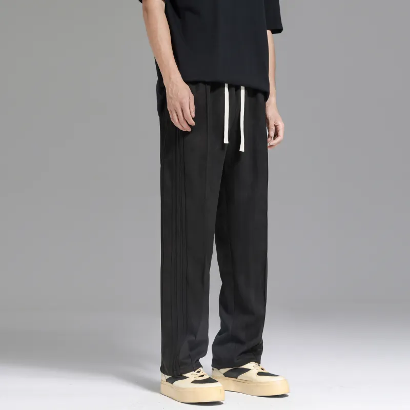 UNKNOWTAL Casual Pants Unisex Black-3