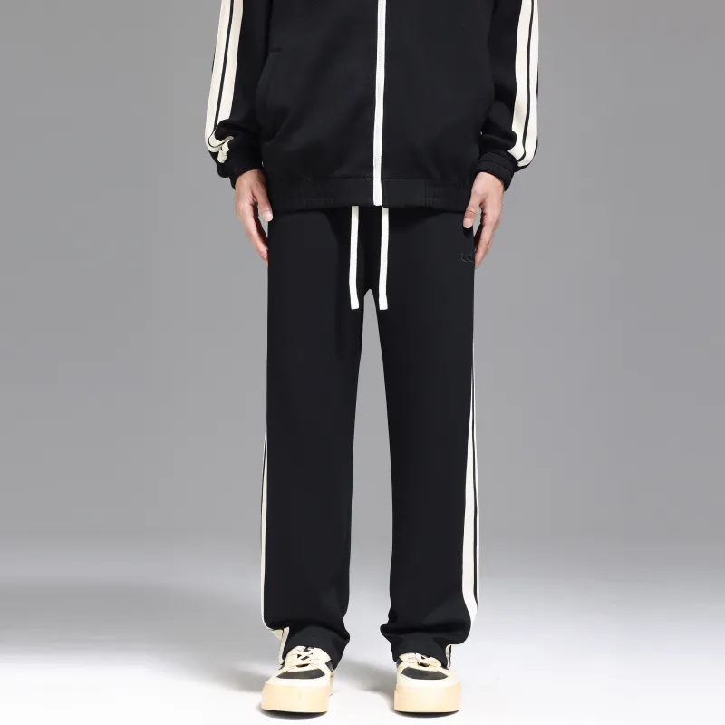 UNKNOWTAL Casual Pants Unisex Black-3