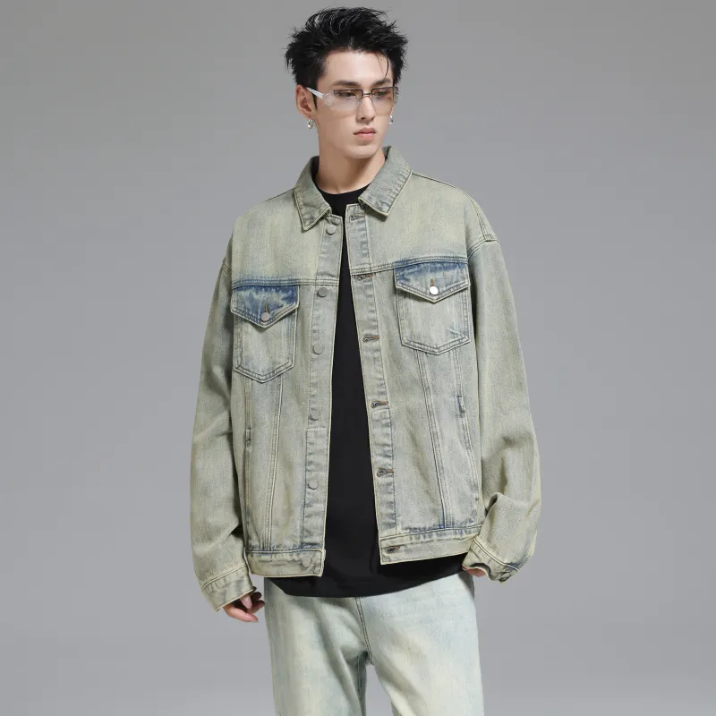 UNKNOWTAL Denim Jackets Unisex-9