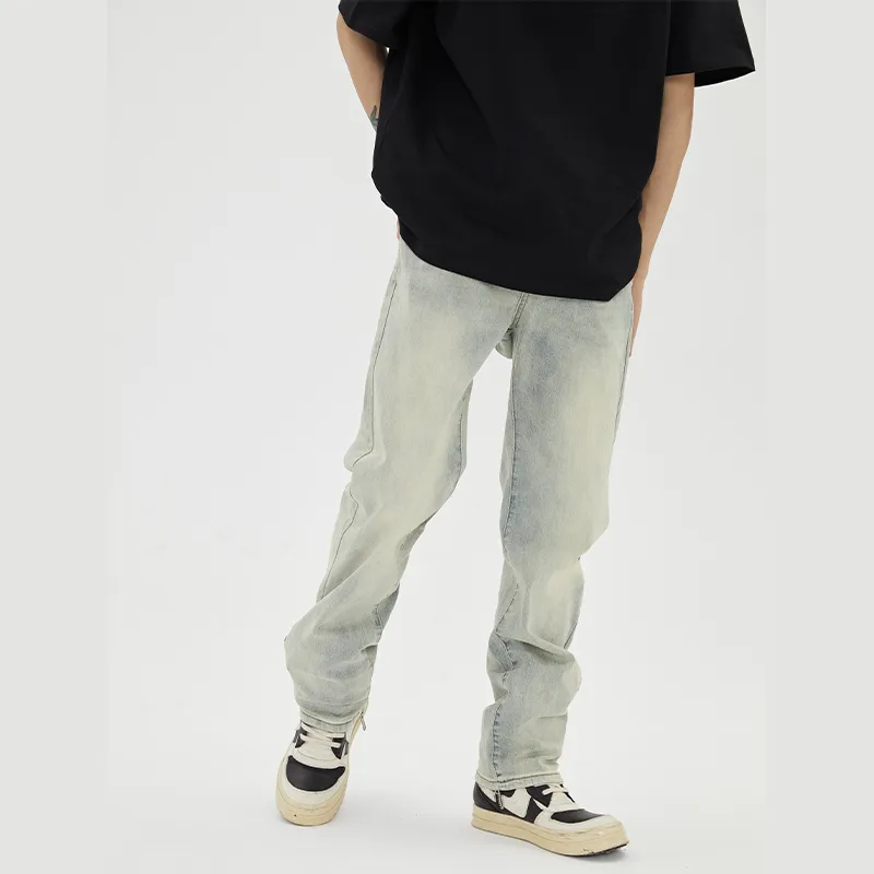 UNKNOWTAL Jeans Unisex Yellow Mud-4