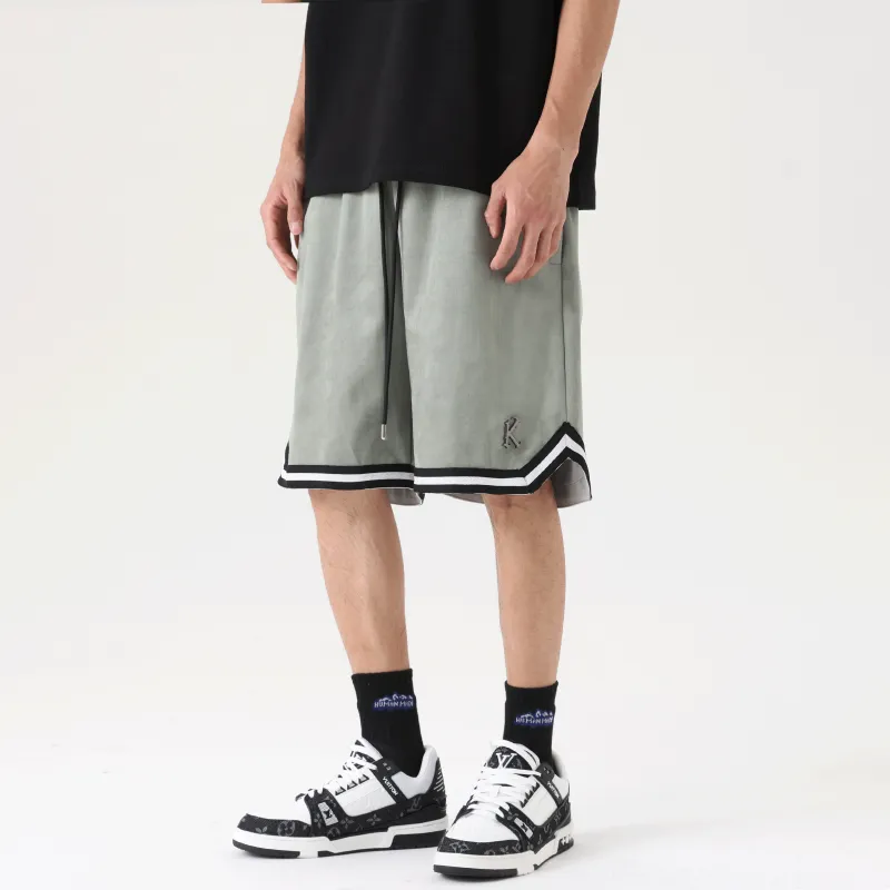 UNKNOWTAL Basketball Shorts Unisex Gray Green-6