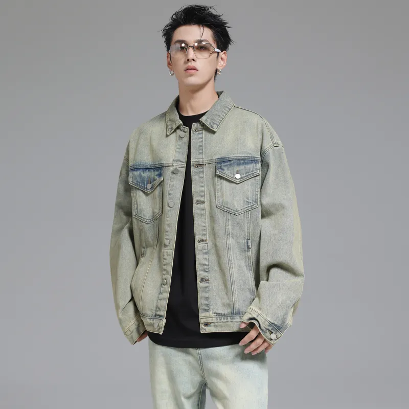 UNKNOWTAL Denim Jackets Unisex-5