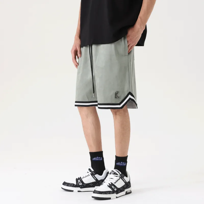 UNKNOWTAL Basketball Shorts Unisex Gray Green-9