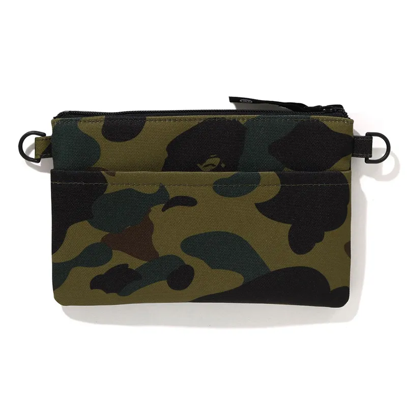 A BATHING APE Polyester Crossbody Bag Kids' Green/Yellow-2