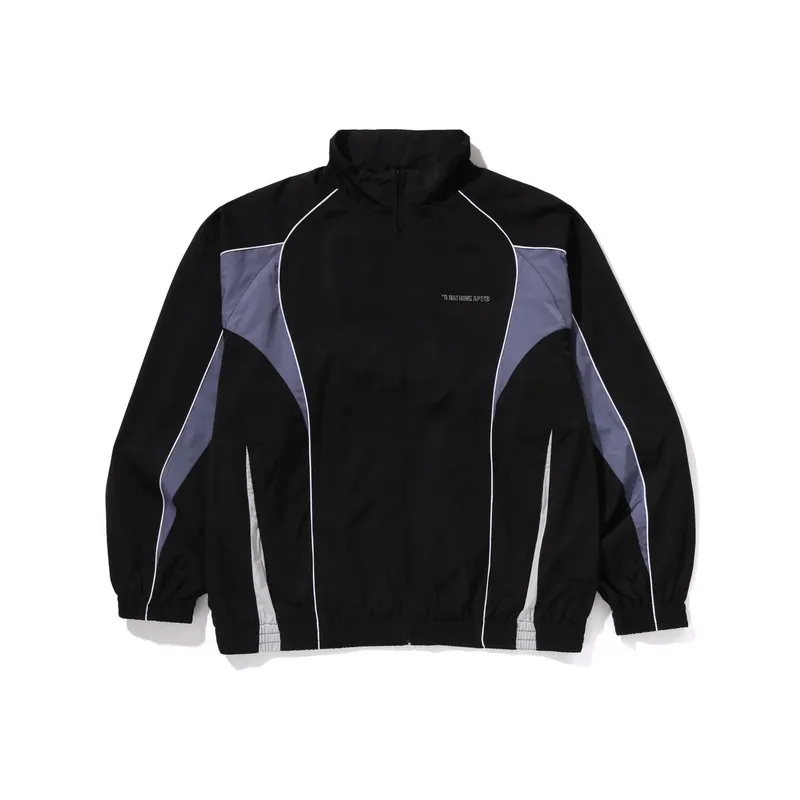 Bape Bathing Ape Logo Nylon Track Jacket-1
