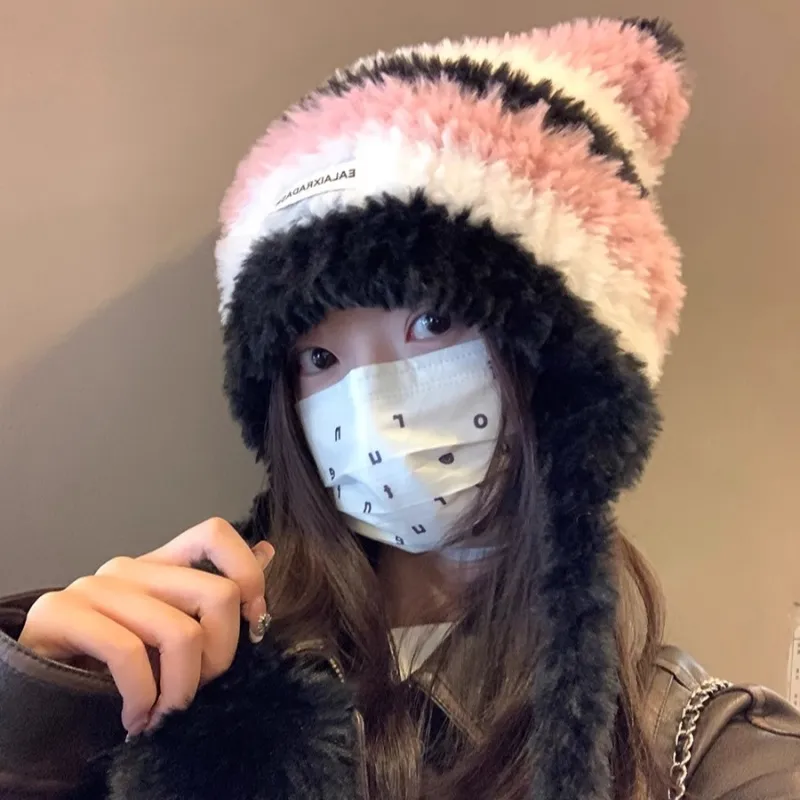 Bejirog Polyester Beanies Women's-5