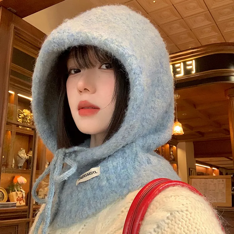 Bejirog Wool Blend Hoods & Plush Hats Women's-1
