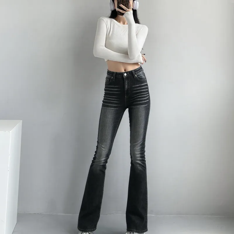 YUZHAOLIN Couple Loose Fit Bootcut Pants Unisex-2